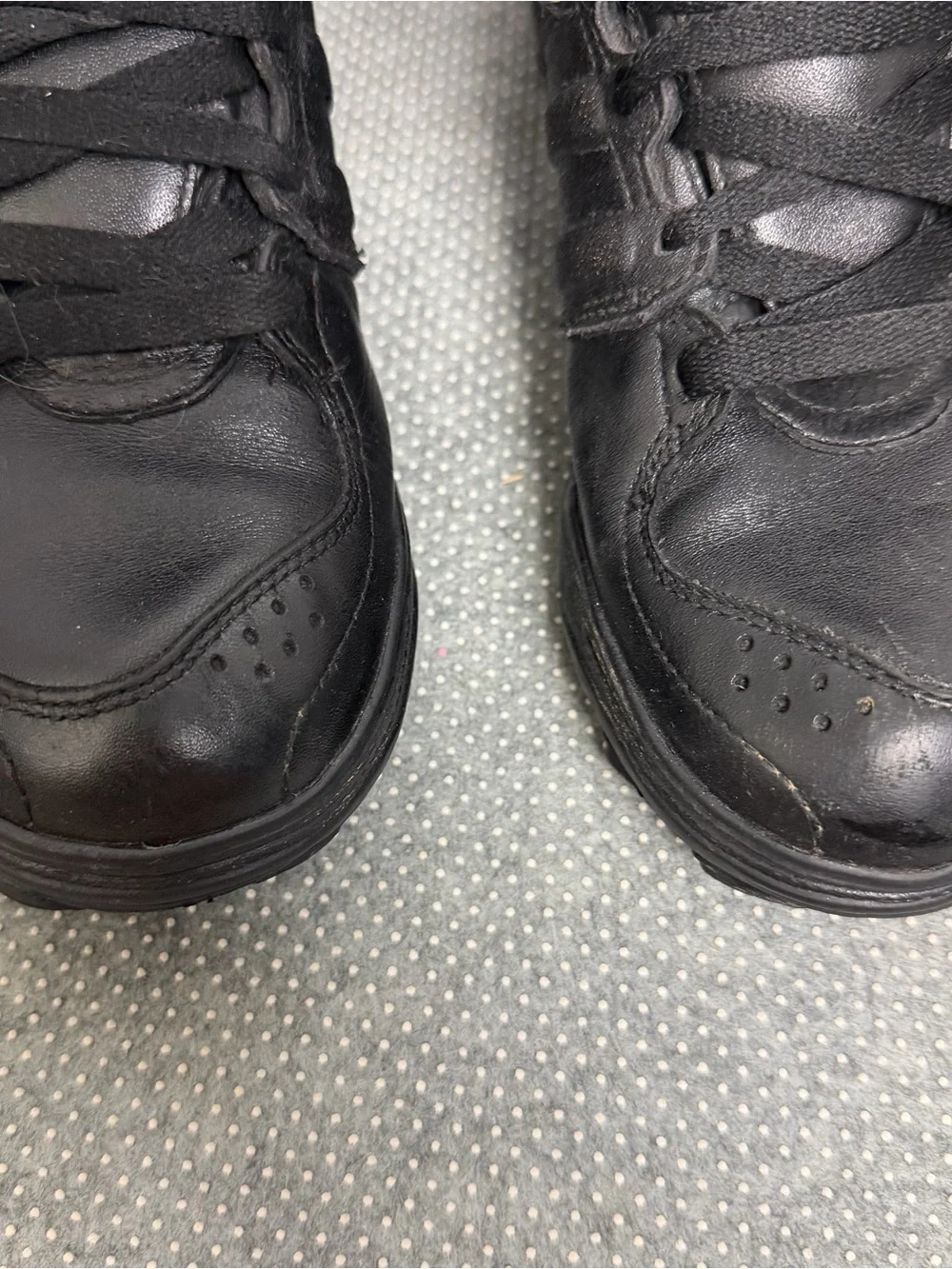 adidas Black High-Top Tactical Leather Boots